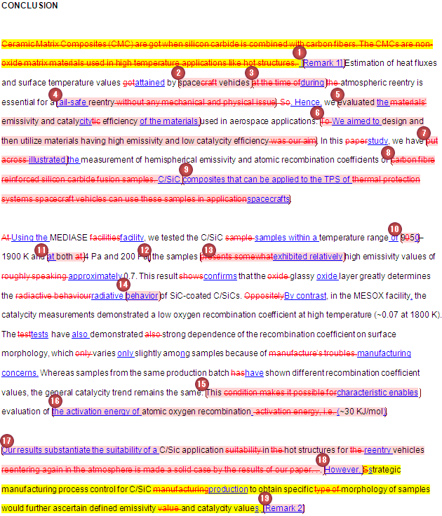 Malzeme Bilimi & Mühendislik, Düzenleme Örneği